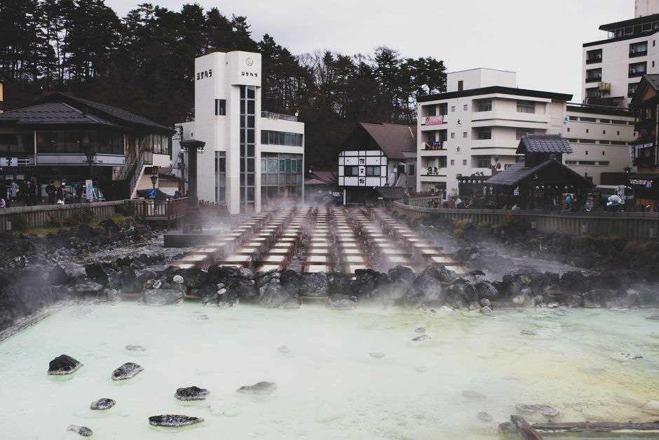 別府の温泉卵と地獄蒸しプリン